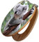 banjado Design WC Sitz Bambus Absenkautomatik 45,8x37,5cm / Toilettendeckel mit Absenkautomatik Holz/hochwertiger Bambus Klodeckel/WC-Sitz für gängigen Toiletten/Motiv Koala