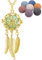 INFUSEU Collier Diffuseur Huile Essentielle, Attrape Rêves Or Rose Argent Plaque Aromathérapie Pendentif Collier Fantaisie Bijoux Diffuseur Parfum Cadeau pour Elle