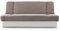Sofa mit Schlaffunktion und Bettkasten, Kippsofa Klappsofa Schlafsofa Clic-Clack Couch für Wohnzimmer Federkern Sofagarnitur Polstersofa 92x192x85cm - CYPRUS (Beige + Weiß - Soro 13 + Soft 17)