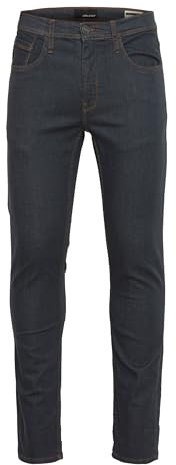 Blend BHJet Herren Jeanshose Hose mit Eingrifftaschen Gürtelschlaufen Stretch Baumwollmischung Slim fit, Größe:W29/30, Farbe:Denim unwashed grey (202380)