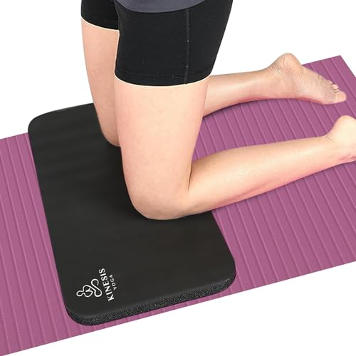 Kinesis Yoga Knieschoner, 15 mm dick, für schmerzfreies Yoga, perfekter Begleiter für das Training zu Hause, schont Knie, Ellbogen, Handgelenke und Rücken (ohne Yogamatte)