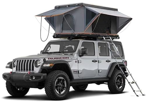 Unispectra Tenda da tetto Auto Campeggio Automatico Idraulica Metallo Tetto 2-3 Persone Impermeabile Apertura Rapida Rimorchio Tenda