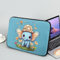Showudesigns Housse en néoprène pour ordinateur portable de 10 - Pour femme et enfant - Idéale pour les voyages d'affaires, le bureau, la tablette - Motif floral - Bleu