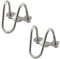 Morsetti incrociati per tubo in acciaio inox M8 x 60 x 32 a forma di U con bullone a croce 2 pezzi