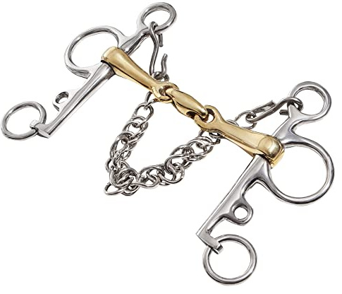 Start Pelham doppelt gebrochen aus Neusilber – massiv & pferdefreundlich für präzise Kontrolle & mehr Gelassenheit (13,5 cm)