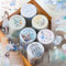 Washi Tape Set PET Scrapbook Zubehör 6 Rolls Wide Washi Tapes Transparent Sticker für Scrapbooking，Bunt Aufkleber Fotoalbum，Journaling, Bullet Journals