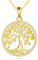 ONEFINITY Gold Baum des Lebens Halskette für Damen Vergoldet Sterling Silber Baum des Lebens Anhänger Schmuck Geschenk für Damen Mama Frau