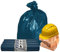 PAM-FOLIE Sacs poubelle 120L - 30 pièces - Set - XXL Grand, Extra Fort, Sacs poubelle épais - 70µm - 70x110cm - Sac bleu - sacs pour déchets de chantier - sacs poubelle pour gravats, Professional