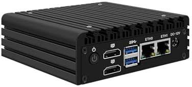 X86 P5 12th Gen Mini Router Intel i3 N305 N200 N100 N97 DDR5 Firewall PC 2xi226-V 2.5G LAN Lüfterloser Mini PC Proxmox Server
