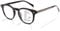 Epavouos Gleitsichtbrille Progressive Multifokale Lesebrille klare Sicht bei Nah- und Mittel- Komfortabel und langlebig (Schwarz Nah- Zum Fernbereich, 3, x)