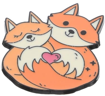 DEARMAMY Fuchs Brosche Pin Niedliche Tier-anstecknadel Für Kleidung Für Valentinstag Und Partys Verarbeitung Und Einfach Anzubringen Bezauberndes Design Für Stilvolle