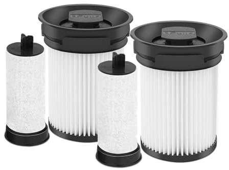 EHSHD Número de Pieza 9178017731. Juego de Dos filtros. Compatible con la aspiradora inalámbrica Miele Triflex HX1 Facelift.