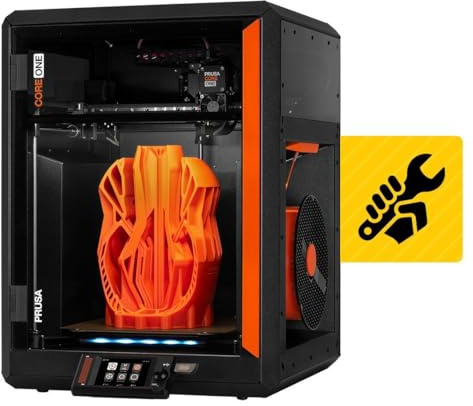 Original Prusa Core One 3D-Drucker-Set, abnehmbare Druckblätter, DIY-Kit für 3D-Drucker für Anfänger, Spaß beim Zusammenbauen, automatische Kalibrierung, Filamentmuster enthalten