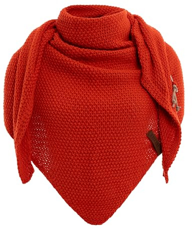 KNIT FACTORY - Coco Dreiecksschal - Grenadine Red - 190 x 85 cm