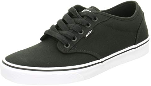 Vans Herren Atwood Sneaker, Canvas Black White, 40 EU