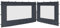 QUICK STAR 2 Seitenteile mit PVC Fenster für Blätter Pavillon 3x4m Grau