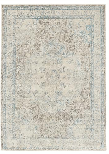 RugVista, Nadia, Teppich, Kurzflor Teppich, 140 x 200 cm, Rechteckiger, Modern, Oeko-Tex Standard 100, Polypropylene, Flur, Schlafzimmer, Küche, Wohnzimmer, Hell, Beige