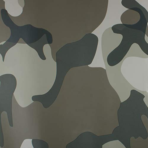 Andux Camouflage Verpackungsaufkleber Selbstklebende DIY Ganzkörper Auto Styling Auto Aufkleber QC-GSTM01 (Wüstentarnung) Mehrweg