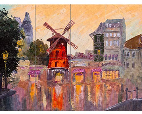 Artery8 Moulin Rouge Kunstplakat Großer mehrteiliger Druck