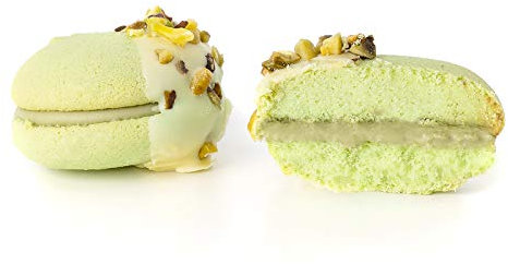 Maddalene al Pistacchio Artigianali 250g Dolciaria Fiorillo | Biscotti di frolla freschi | Sigillati singolarmente in monoporzione