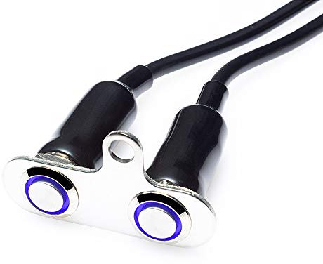 Double interrupteur pour guidon de moto - LED ON OFF - Démarreur de moteur