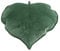YILANLAN Fun Blattkissen Plüsch Bodenkissen Simulation Bürokissen Stuhl Sofa Autokissen Einfaches Raumdekorationskissen (50cm*50cm, Green)