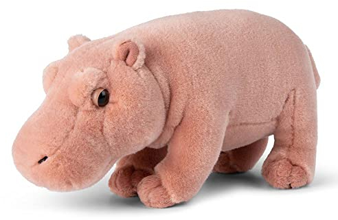WWF 01187 - Plüschtier Nilpferd, lebensecht gestaltetes Kuscheltier, ca. 23 cm groß, wunderbar weich und kuschelig, Handwäsche möglich