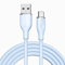VOLTME USB C Ladekabel, 60W USB A zu USB C 1,80m, Typ C Kabel Schnellladung USB 2.0 für Ladegerät 3A MacBook Pro 2020, iPad Pro 2021, iPad Air 5, Galaxy S21, Pixel, Switch, MateBook X Pro, Blau