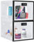 Gemaxvoled Lockable Box, Clear Medicine Box, Premium Material Lockable Storage Bin Organiser Box for Fridge Food/Snacks/Phone/Tablet Jail/Home Safety