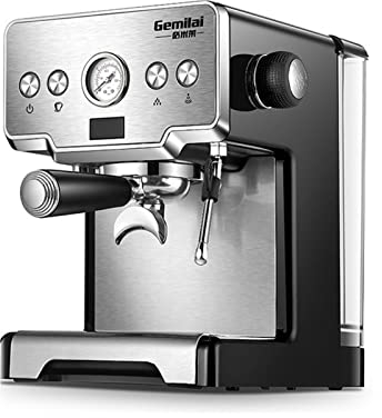 Dieffematic Cafetera Semiautomática para el Hogar, Máquina de Espresso con Capuchino, Latte y Mocha
