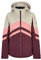 Ziener Damen TELIA Ski-Jacke/Winter-Jacke | warm, atmungsaktiv, wasserdicht, velvet red. silver beige dob, 36
