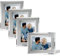 PETAFLOP Bilderrahmen 9x13CM, Bilderrahmen Glas 4er-Set für Hochzeiten, Häuser, Büros