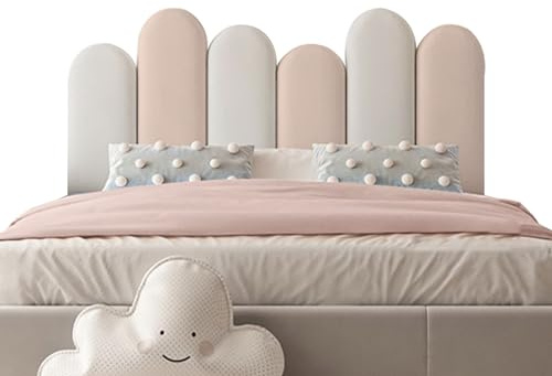 Wandpolster Selbstklebend Kinderzimmer, 3D-Wandpaneele gepolstert Anti-Kollisions Wandkissen Wandschutz Bett 120cm 150cm 180cm, Dicke 3.2cm, Schützen Sie Kinder (Color : F, Größe : 120cm)