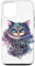 Hülle für iPhone 14 Pro Grinsekatze We're All MAD Here Alice im Wunderland Zitat