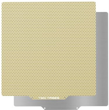 Twotrees Doppelseitige PEI-Bauplatte mit Waben- und Kohlefasermuster 220 x 220 mm – Kompatibel mit I3 Mega S Anets A8 A6 Robo R2-3D-Druckern