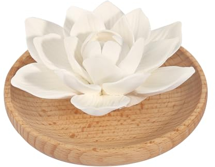 Lotusblüte Duftsteine für ätherische öle Lotusblüte Deko Duftstein für ätherische öle Lotusblume Deko für Aromatherapie in Schlafzimmer, Badezimmer, Büro, Raumduft, Duftträger, Aromatherapie (Lotus)