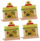Toyvian 4 Stück Gleiszubehör Kinderspielzeug Schmücken Little Train Track Service Station Lustiges Tankstellenspielzeug Tankstelle Spielzeug Tankstellengleis Gleismodell Holz