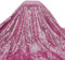 GOMAKERER Tessuto con Paillettes Rosa Antico 2m Tagliato su Misura, Tessuto Glitterato 1.2m Larghezza 3mm Tessuto Sirenetta Tessuto In Poliestere Scintillante per Abiti Da Sposa Decorazioni