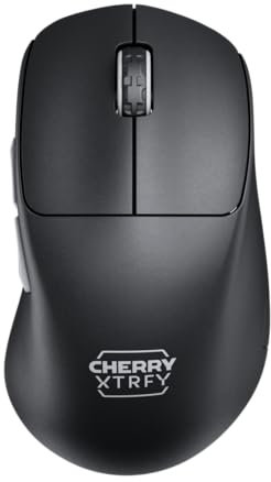 CHERRY XTRFY M64 Souris de jeu sans fil | Souris de jeu ergonomique ultra légère (M64 Pro 8K, noir)