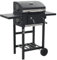 Holzkohlegrill mit Unterer Ablage Schwarz Griller Outdoor BBQ Smoker Holzkohle Grill Grillkamin Standgrill Räucherofen Zubehör