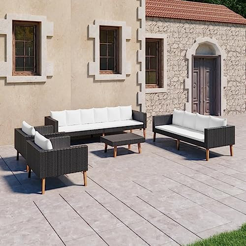 HEFZGDB 6-TLG. Garten-Paletten-Lounge-Set Imprägniertes Fichtenholz Gartenstühle Gartenmöbel Set Gartentisch Geeignet für Terrasse, Garten, Pool.