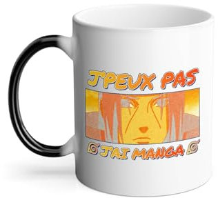 Thermoreagierende Tasse Magische Tasse – Ich kann nicht J'ai Manga Itachi Anime Otaku Manga Fanart – 325 ml