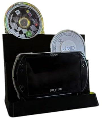 Geek Art Play PSP Go Halterung – Präsentieren und verstauen Sie Ihre Konsole und Spiele mit Stil