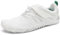 SAGUARO Chaussures de Trail Homme Femme Été Chaussures de Course Respirant Antidérapant Chaussures Barefoot Minimalistes pour Extérieur Sport Blanc Brouillard 38 EU