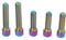 EVTSCAN DERAILLEUR SCREWS TITANIUM ALLOY RUSTPROOF CAGE SCREWS FOR MOUNTAIN BIKE (Multi Color)