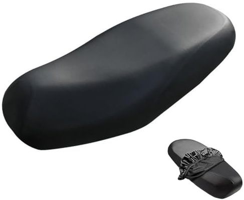 Wxinsheng Motorrad Sitzbezug,Universal Motorrad Wasserdichter Kissen,PU Tuch Motorradbezug Geeignet Motorrad Roller Moped Sitzbezug Sitz Motorradbezug Outdoor Wasserdicht Regen Staub 80 x 60 cm
