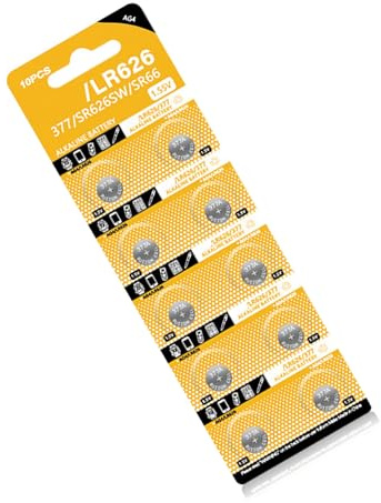 GAOINTELL Pack Of 10pcs/sheet LR626 Alkaline Button Batteries 1.5V Coin Cell Battery For Watches Calculators And Digital Cameras