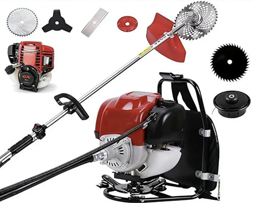 Decespugliatore a batteria a 4 tempi GX35 con zaino Decespugliatore a filo Tagliaerba 7 in 1
