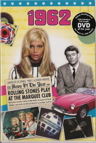 1962 Birthday Gift - 1962 DVD Film and 1962 Greeting Card