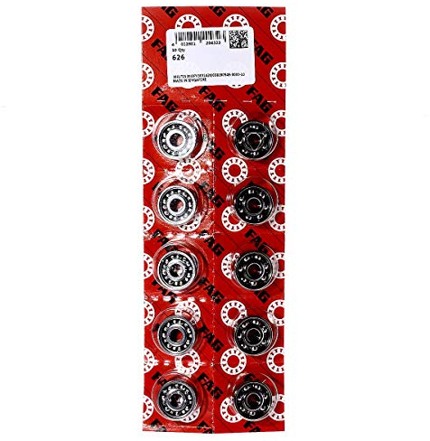 FAG 626 Rillenkugellager einreihig Bohrungs-Ø 6mm Außen-Durchmesser 19mm Drehzahl (max.) 38000 U/min